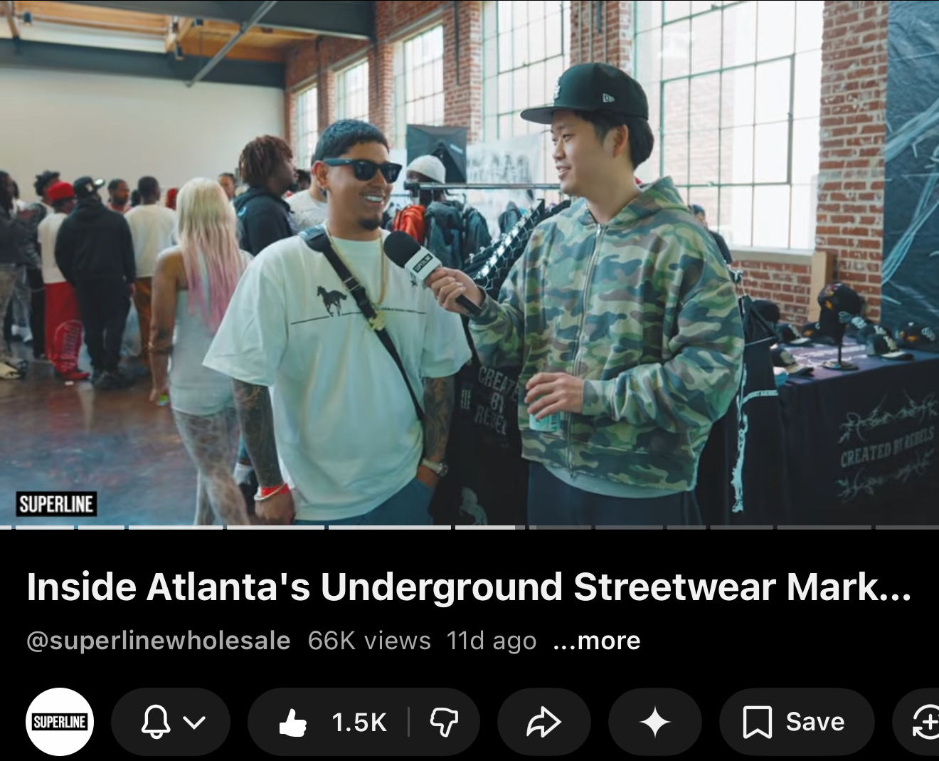 Inside Atlanta's Underground Streetwear Market · @superlinewholesale · 66K views